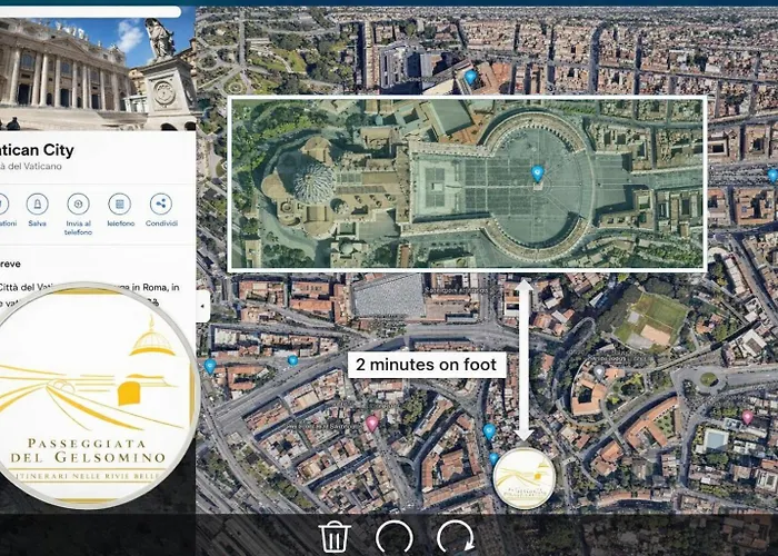 Lejlighed Vatican Glamorous At Passeggiata Del Gelsomino - Free Parking, 4 Guests, Rom