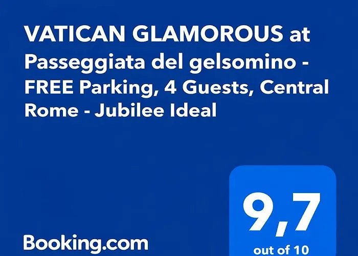 Vatican Glamorous At Passeggiata Del Gelsomino - Free Parking, 4 Guests, * Rom